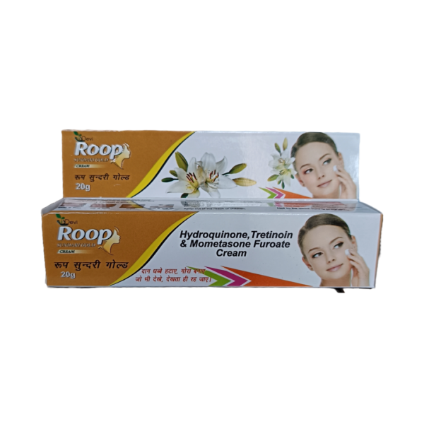 Roop Sundari Gold Fairness Cream 20gm Pack of 2 - Image 3