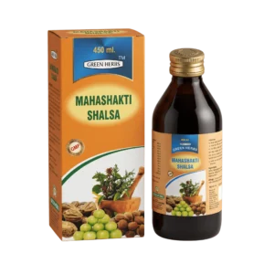 Green Herbs Mahashakti Shalsa Ayurvedic Syrup – Blood Purifier, Immunity Booster & Skin Health Tonic with Amla, Arjun & Ashwagandha (450 ml) | GMP Certified | ISO 9001 green herbs mahashakti shalsa ayurvedic syrup – blood purifier, immunity booster & skin health tonic with amla, arjun & ashwagandha (450 ml) | gmp certified | iso 9001